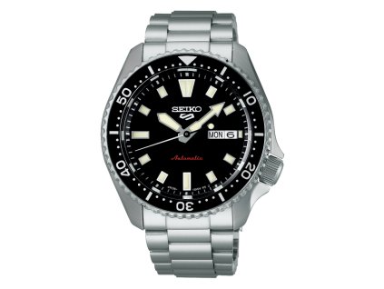 seiko 5 sports men s automatic watch black dial skx series