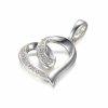 Briliantový přívěsek Asmara ve tvaru srdce (Materiál šperku Žluté zlato)