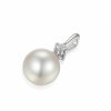 Luxusní zlatý přívěsek Morgan se sladkovodní perlou (Materiál šperku Žluté zlato)