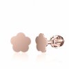 Minimalistické zlaté náušnice IDOL Bloom (Materiál šperku Žluté zlato)