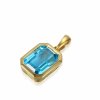 13434 privesek naomi zlute zlato a modry topaz blue topaz
