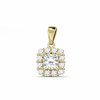 Elegantní zlatý přívěsek Clara se zirkony