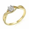 Diamantový prsten Aviva, kombinované zlato a briliant