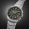 man watch astron gps solar titan bicolour grey dial
