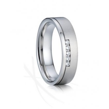 Ocelový prsten 012W