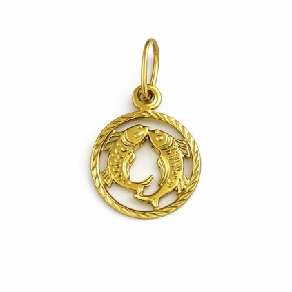 Zlatý přívěsek 21935 02Ryby