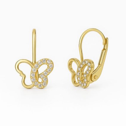 Zlaté náušnice GLEYB-03636