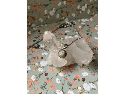 Řetízek se zeleným fluoritem