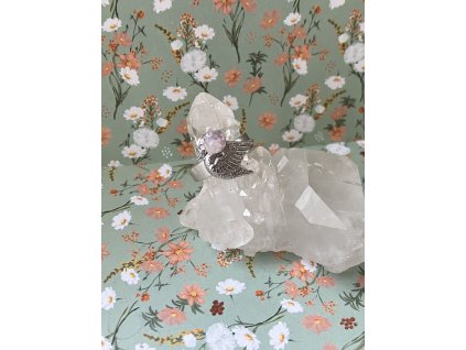 Prsten s ametystem Labuť