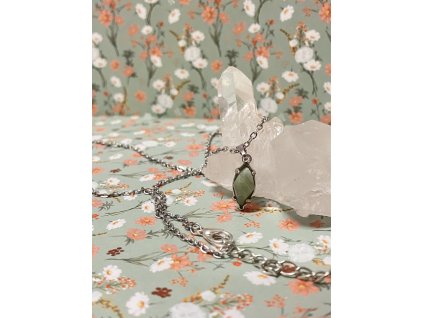 Řetízek s fluoritem