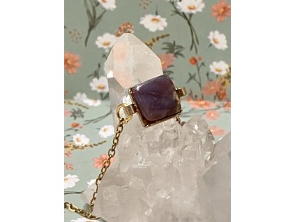 Náramek s chalcedonem GOLD