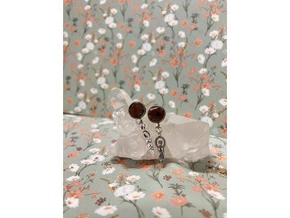 Náušnice s achátem