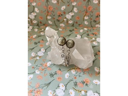 Náušnice s fluoritem