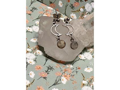 Náušnice s chalcedonem