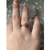 Prsten s ametystem ROSE GOLD