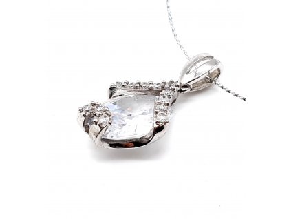 82260 stribrny privesek swarovski