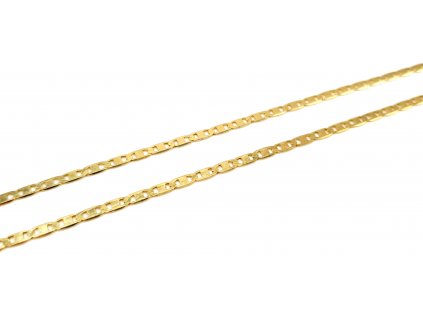 Dámský zlatý řetízek - provedení Valentina (Délka řetízku 45cm)