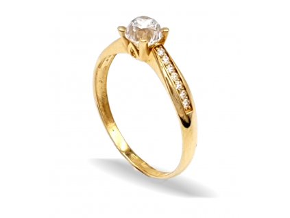 154017 zasnubni zlaty prsten zdobeny zirkony