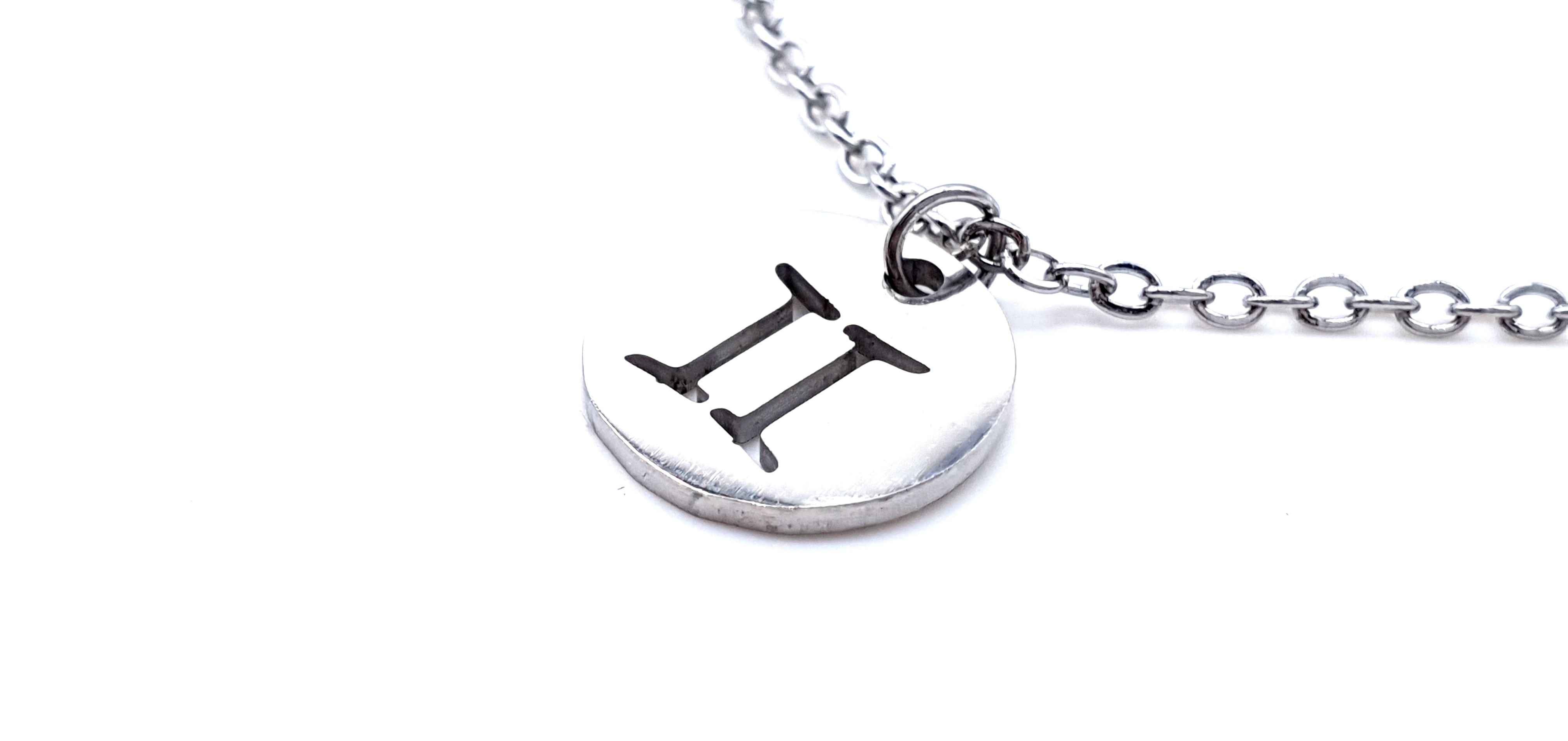 Ocelový náhrdelník - znamení Blíženci