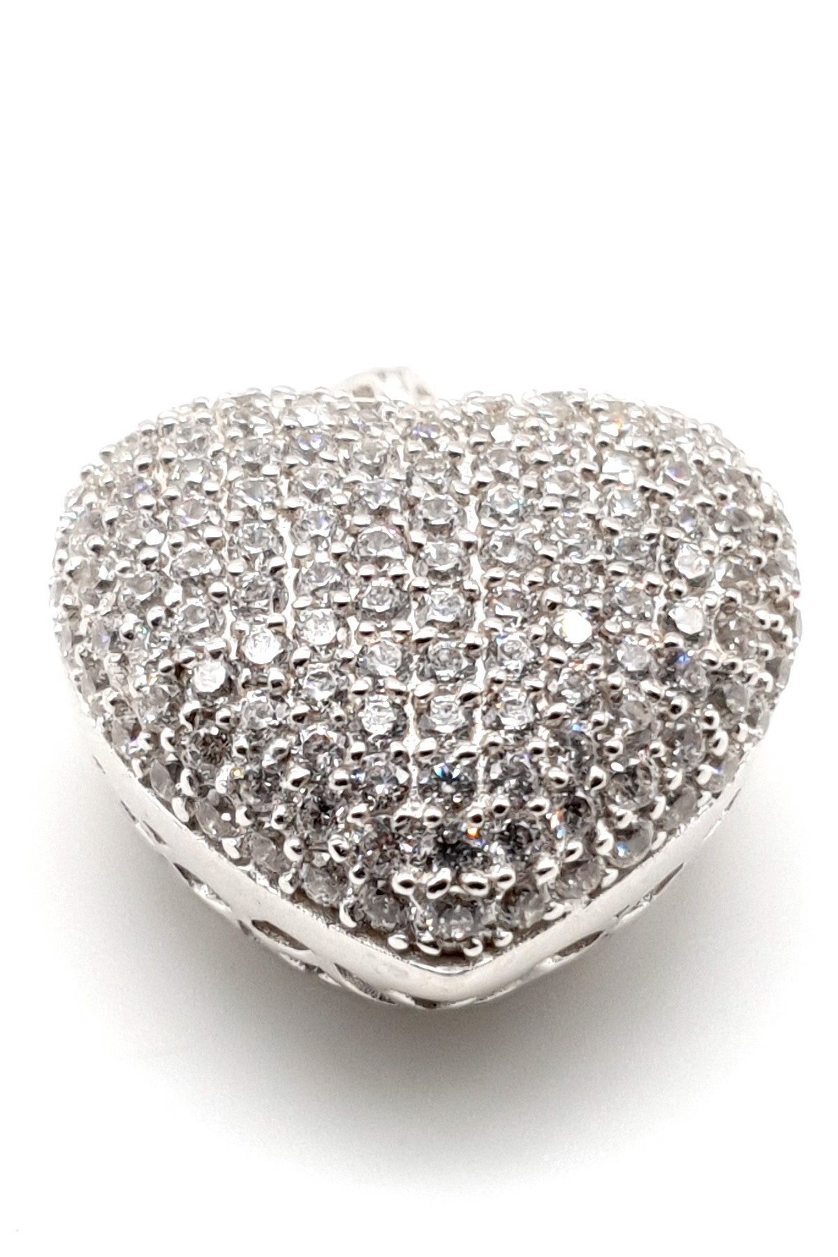 Statement romantický náhrdelník ve tvaru srdce