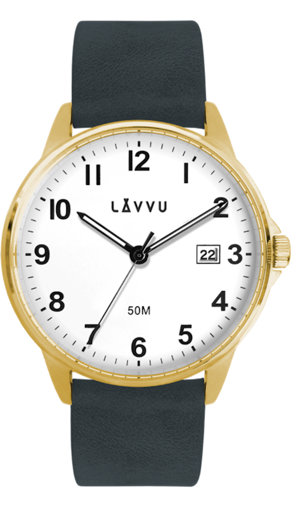 LAVVU Modro-zlaté hodinky GÖTEBORG