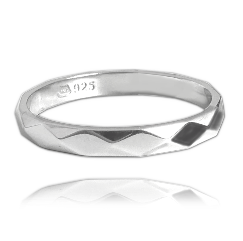 MINET+ Minimalistický snubní stříbrný prsten Velikost prstenu: 64