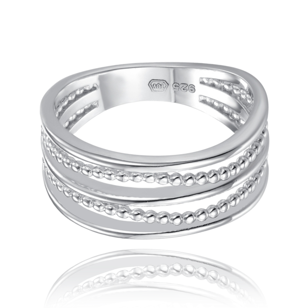 MINET Moderní stříbrný prsten vel. 54 Velikost prstenu: 54