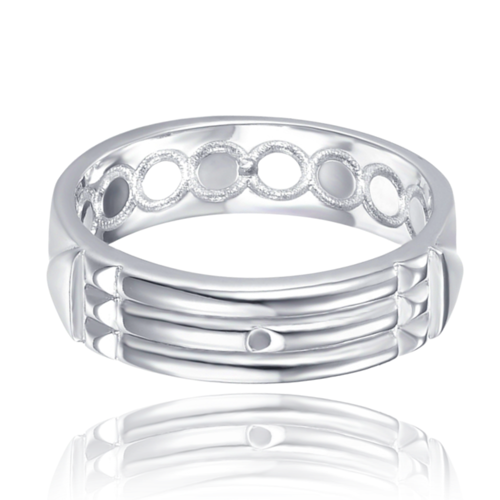 MINET Stříbrný prsten Atlantis vel. 54 Velikost prstenu: 54