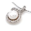 112356 zlaty privesek s perlou z bileho zlata