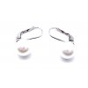 70056 stribrne nausnice s dominantni perlou
