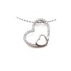 82416 1 stribrny privesek velke srdce s malym srdcem zdobenym zirkony