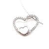 82416 stribrny privesek velke srdce s malym srdcem zdobenym zirkony