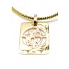 82824 1 zlaty privesek ve tvaru desticky znameni strelec