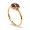 154047 zasnubni zlaty prsten s fialovym kamenem