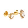 159015 1 nausnice zdobene masivnimi zirkony ze zluteho zlata na puzetu