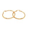 165222 1 zlate masivni kruhove nausnice ze zluteho zlata 3 0cm