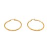 165222 zlate masivni kruhove nausnice ze zluteho zlata 3 0cm