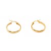 165255 zlate hladke kruhove nausnice ze zluteho zlata 1 5cm
