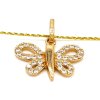 165381 1 zlaty privesek ze zluteho zlata ve tvaru motyla