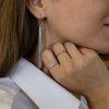 MINET Minimalistický stříbrný prsten (Velikost prstenu 51)