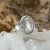 kristal strieborny prsten mohutny klenoty zeme 15,38g,99. č.57