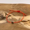 cervena snurka náramok škorpión