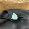 strieborny prsten Larimar klenoty zeme kvapka ozubena 5,75g c.57 63e 2