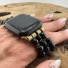 naramok Apple iWatch Klenoty Zeme onyx zlaty