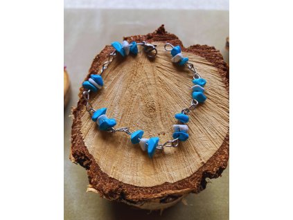 Náramek s tyrkenitem a magnezitem