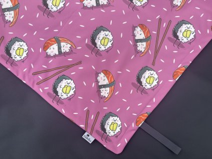 Pan Sushi růžový 85 x 70 cm