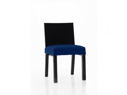 Potah multielastický na sedák židle Cagliari - tmavě modrý