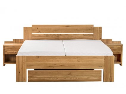Dvoulůžková postel GRADO MAX - buk