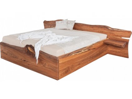 Dvoulůžková postel ELBA - jilm