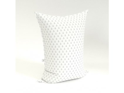 Sedací vak Pillow Kotva white grey